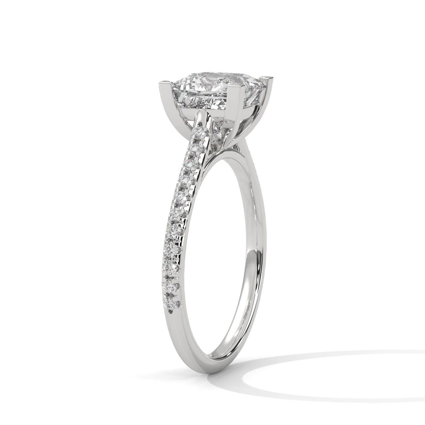 Zerine Grace Princess Solitaire Ring