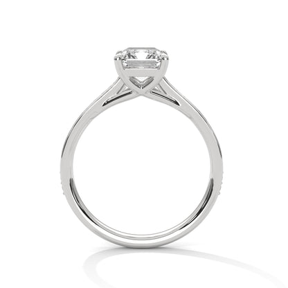 Velvet Spark Emerald Solitaire Ring