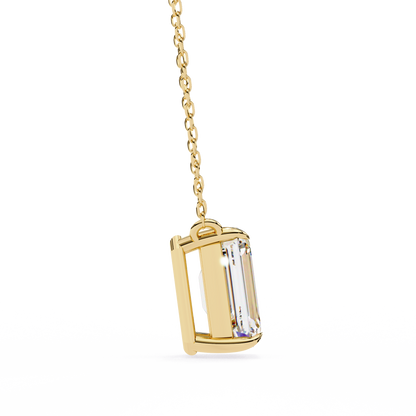 Valoria Eternelle Emerald Solitaire Pendant