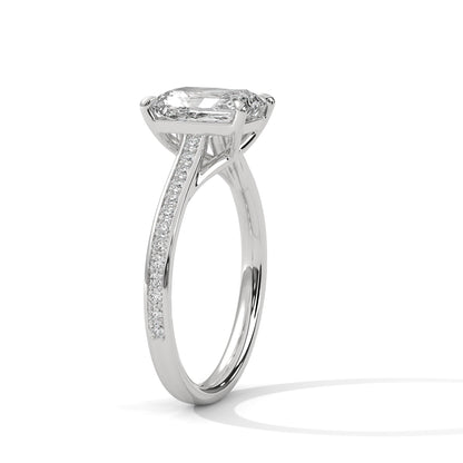 Velvet Spark Emerald Solitaire Ring