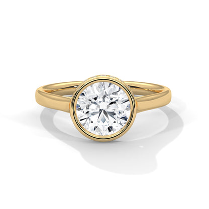 Prismatic Echo Round Diamond Ring