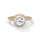 Whispering Pearl Solitaire Ring