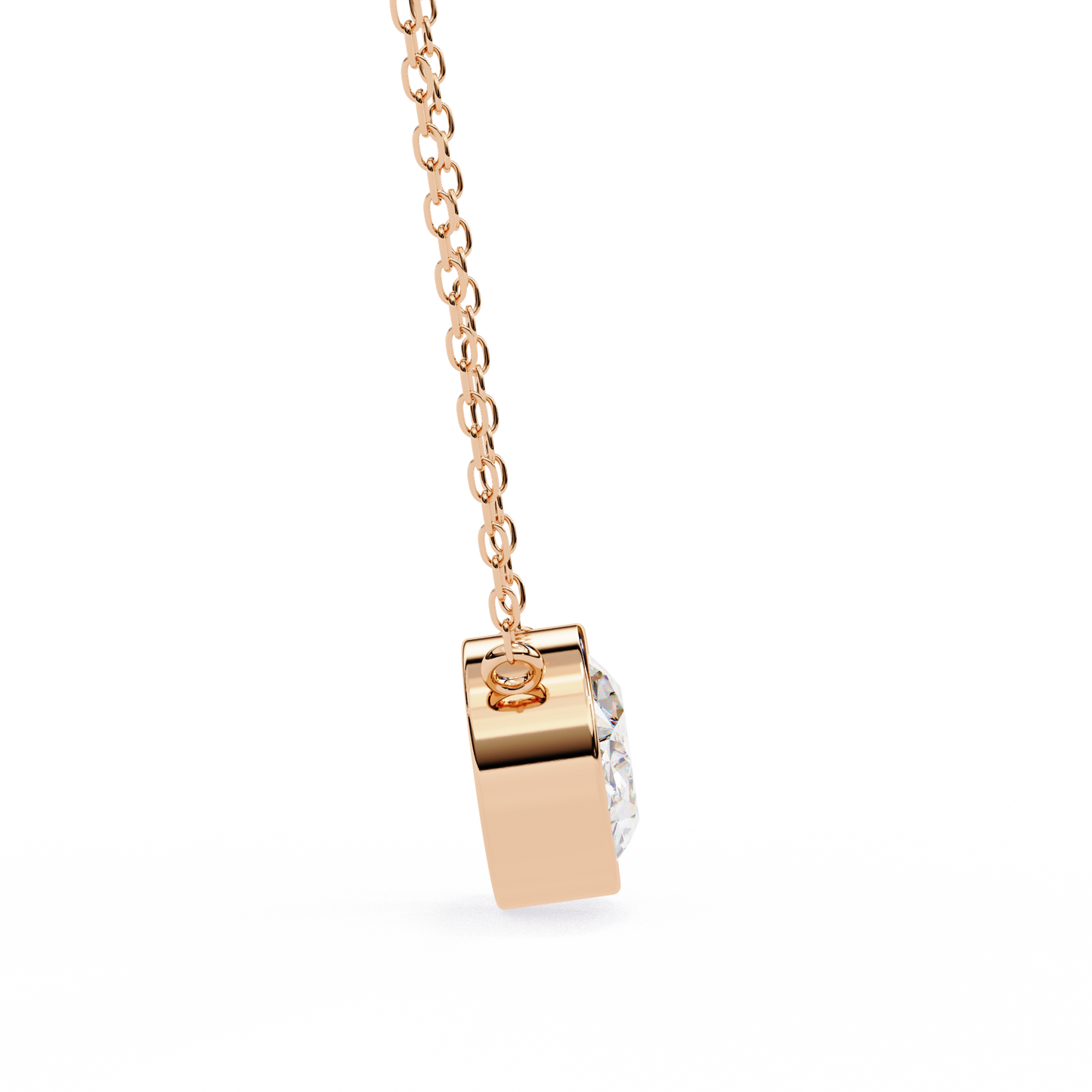 Rosalía Velloré Oval Solitaire Pendant