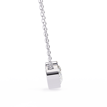 Rosalía Velloré Oval Solitaire Pendant