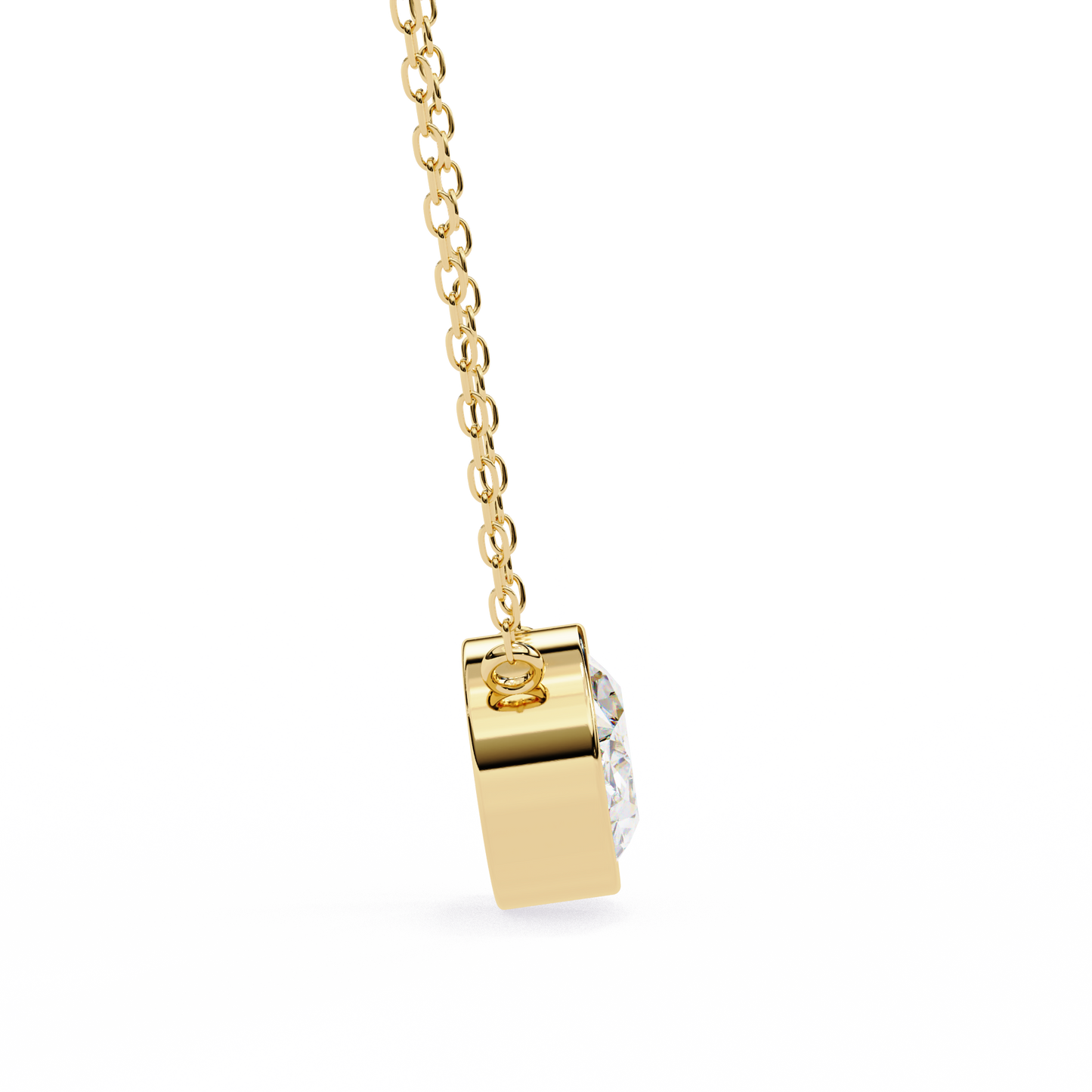 Rosalía Velloré Oval Solitaire Pendant