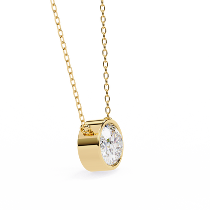 Rosalía Velloré Oval Solitaire Pendant