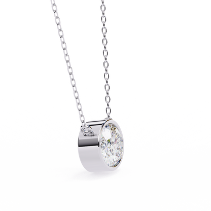 Rosalía Velloré Oval Solitaire Pendant