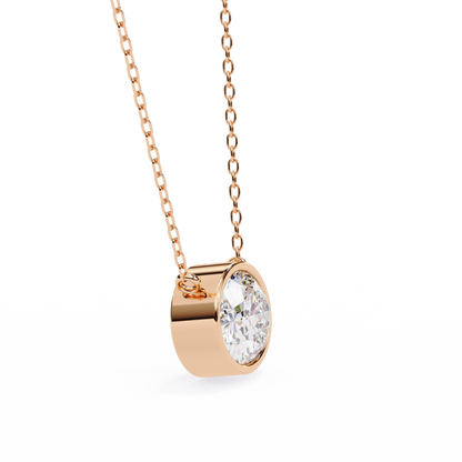 Rosalía Velloré Oval Solitaire Pendant