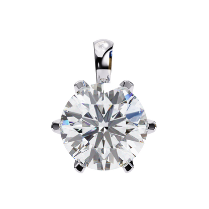 Duchess Arionne Round Solitaire Pendant