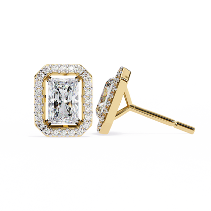 Splendore Classico Radiant Diamond Earrings