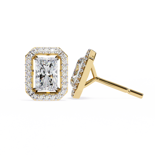 Splendore Classico Radiant Diamond Earrings