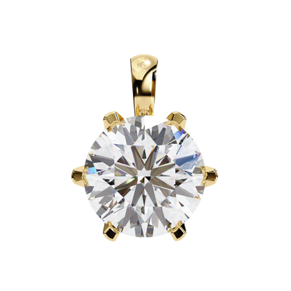 Duchess Arionne Round Solitaire Pendant