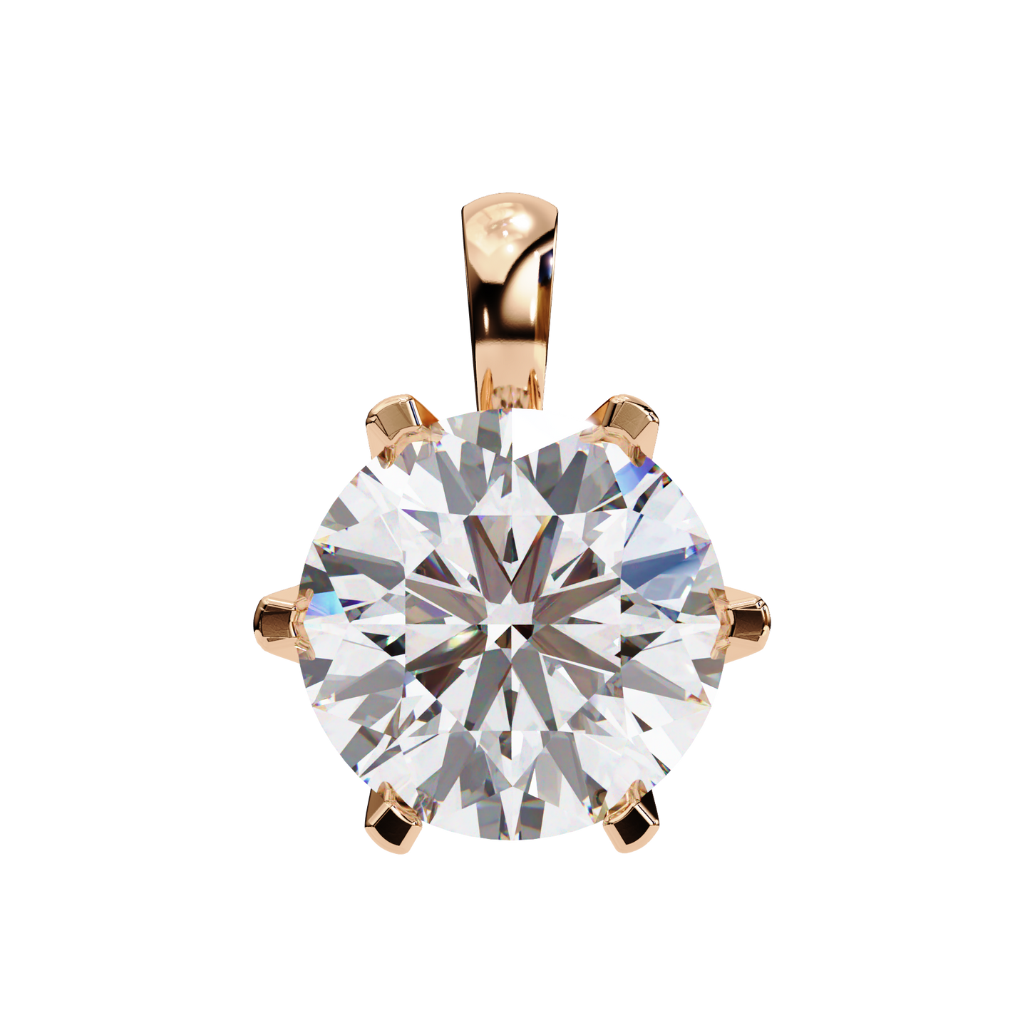 Duchess Arionne Round Solitaire Pendant