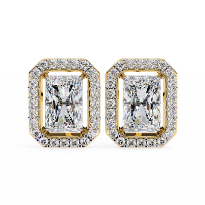 Splendore Classico Radiant Diamond Earrings