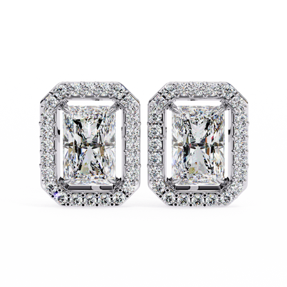 Splendore Classico Radiant Diamond Earrings
