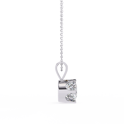 Aurelienne Royale Round Solitaire Pendant