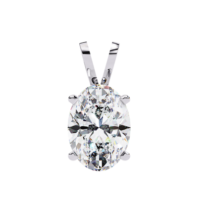 Celestia d’Orleans oval Solitaire Pendant