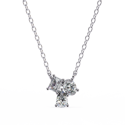 Ravelline Baroque Diamond Pendant