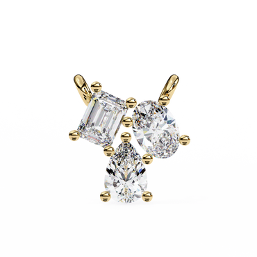 Ravelline Baroque Diamond Pendant