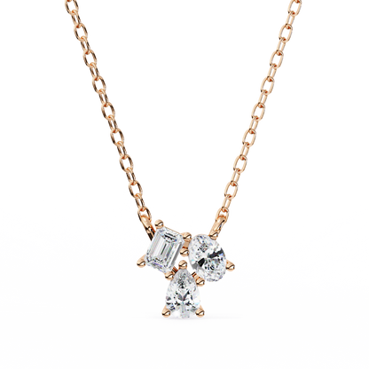 Ravelline Baroque Diamond Pendant