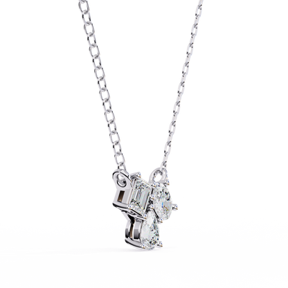 Ravelline Baroque Diamond Pendant