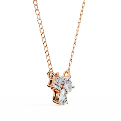 Ravelline Baroque Diamond Pendant