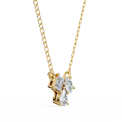 Ravelline Baroque Diamond Pendant
