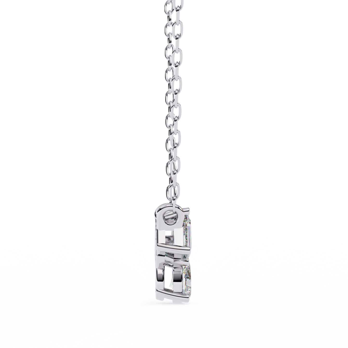 Ravelline Baroque Diamond Pendant