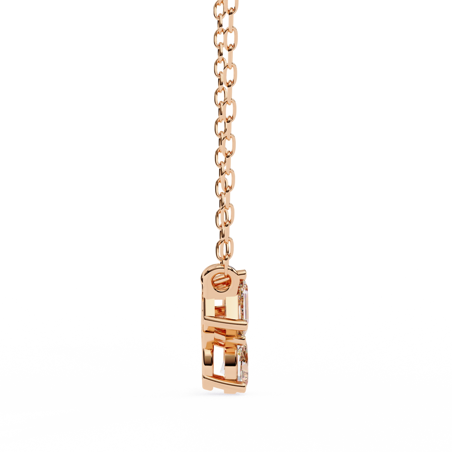 Ravelline Baroque Diamond Pendant