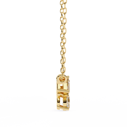 Ravelline Baroque Diamond Pendant