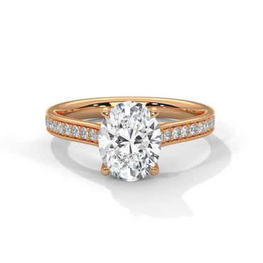Enigma Glow Oval Solitaire Ring
