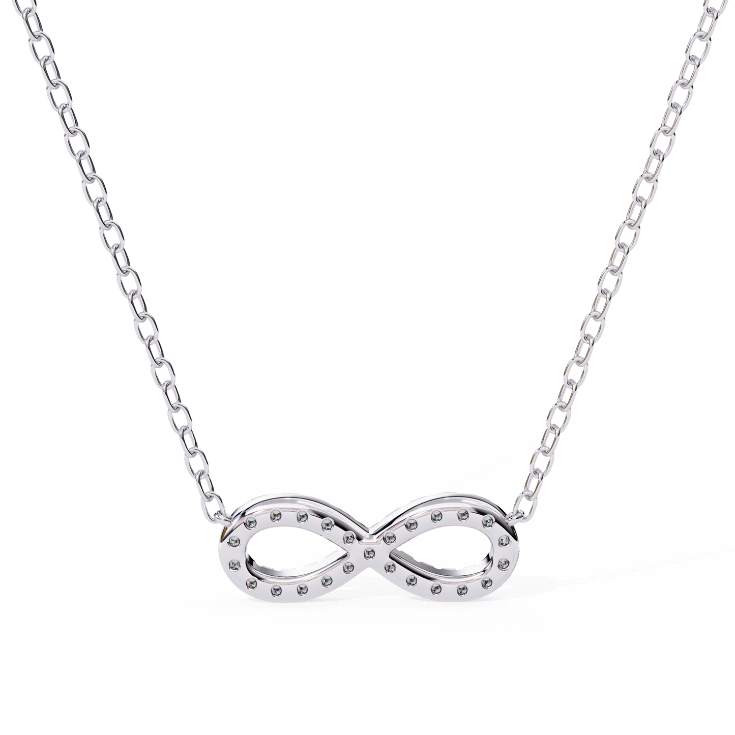 Elysia Crest True Infinity Diamond Pendant