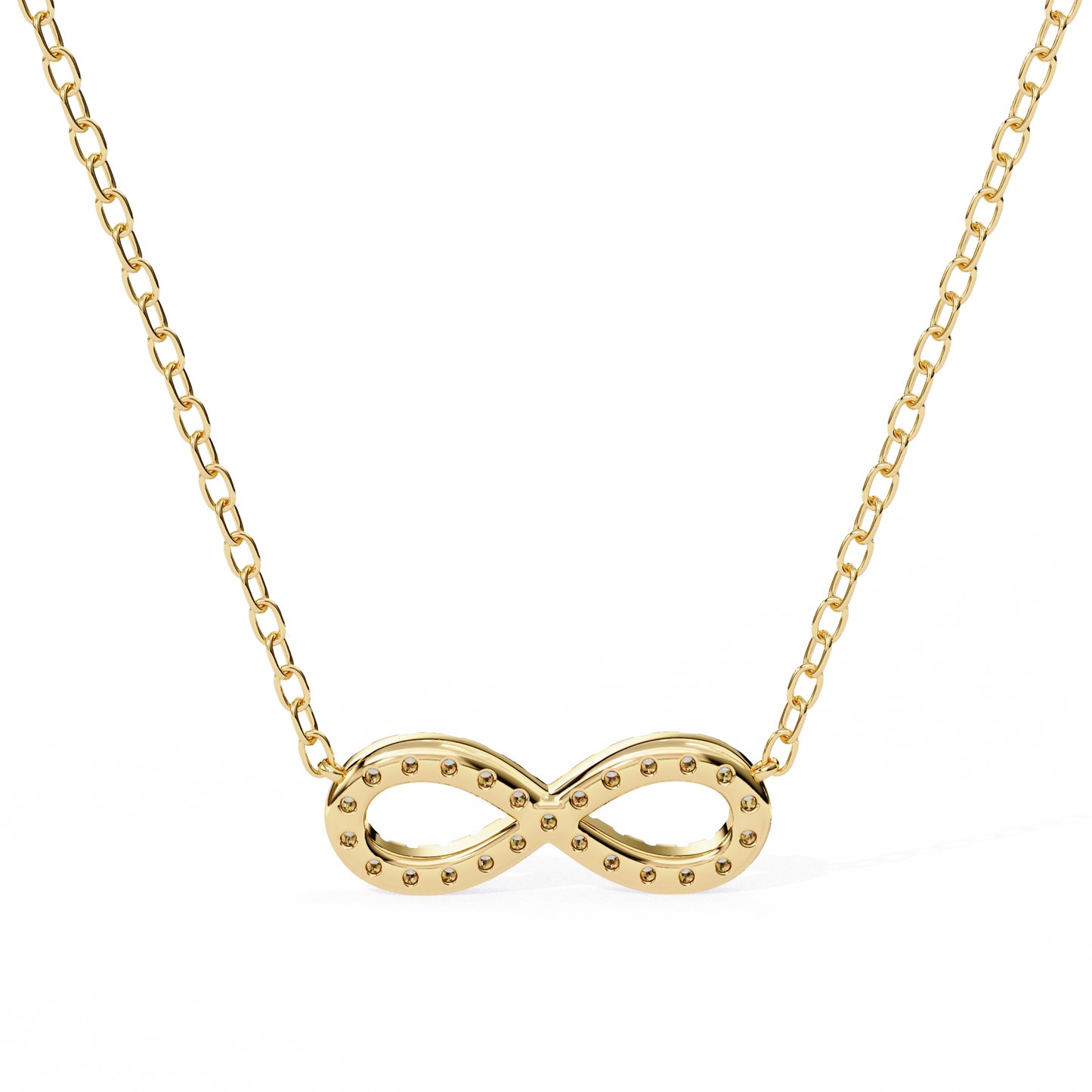 Elysia Crest True Infinity Diamond Pendant