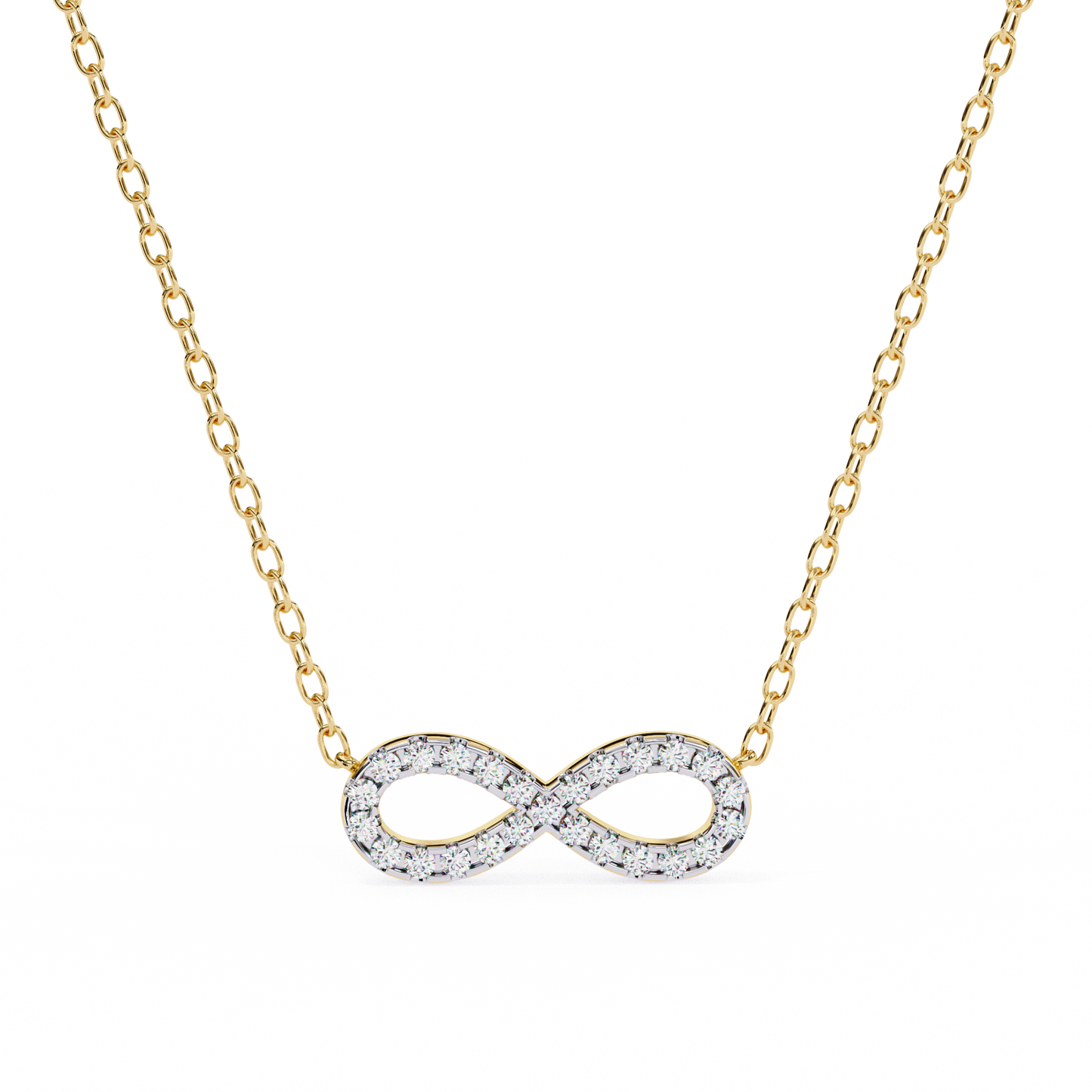 Elysia Crest True Infinity Diamond Pendant