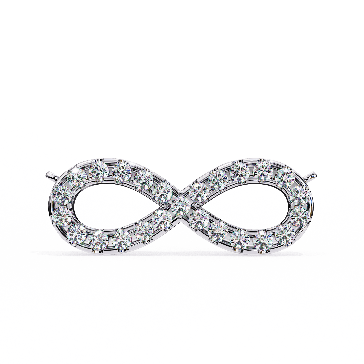 Elysia Crest True Infinity Diamond Pendant