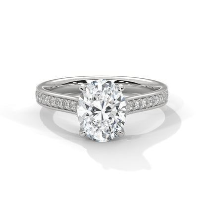 Enigma Glow Oval Solitaire Ring