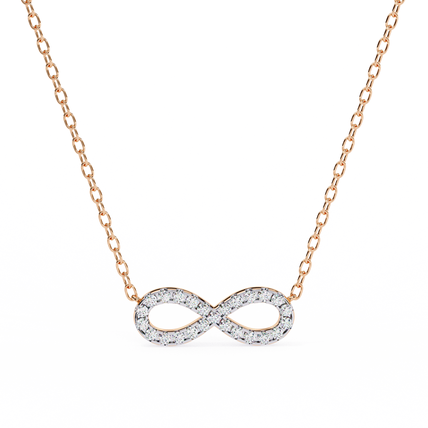 Elysia Crest True Infinity Diamond Pendant
