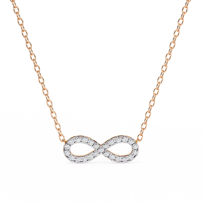 Elysia Crest True Infinity Diamond Pendant