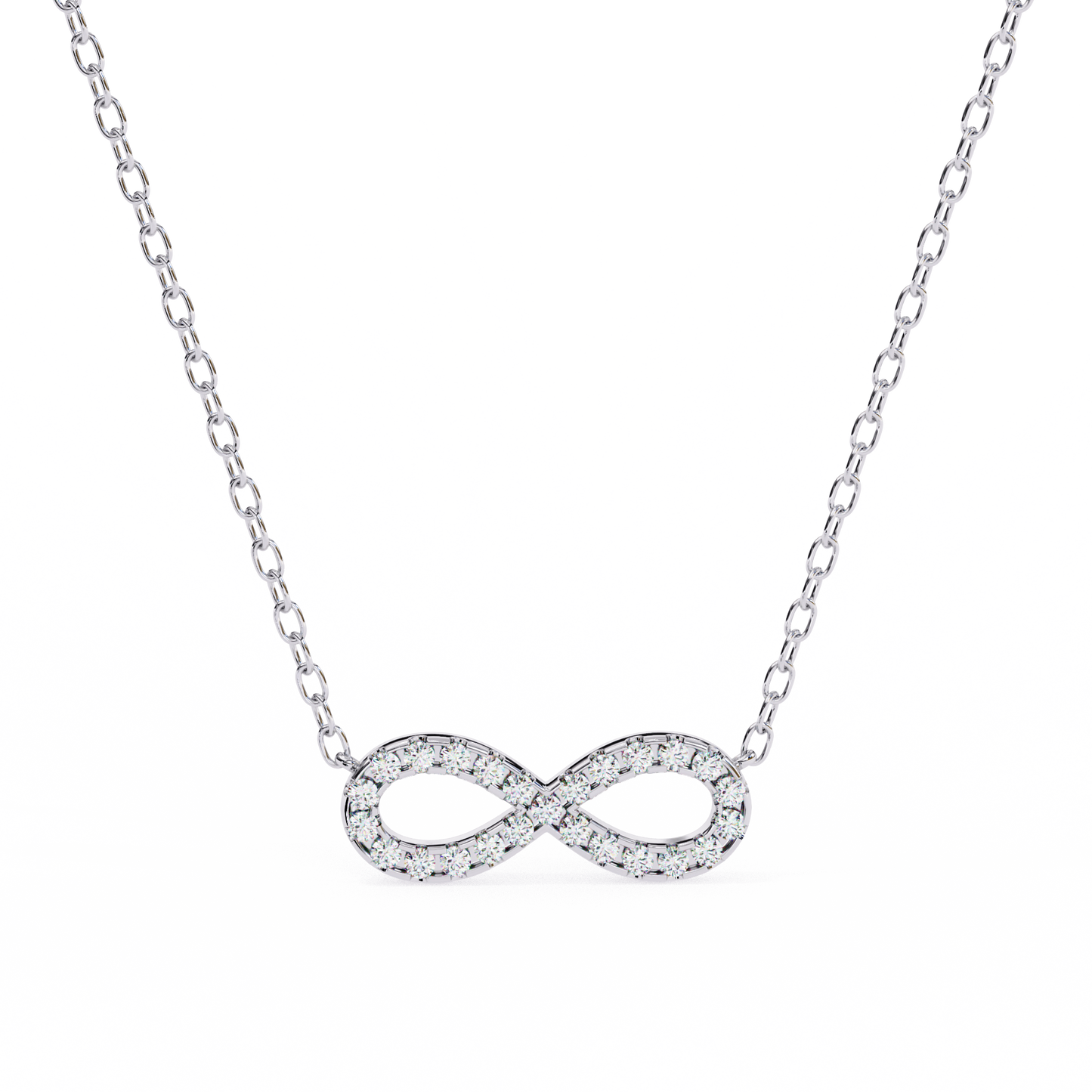 Elysia Crest True Infinity Diamond Pendant