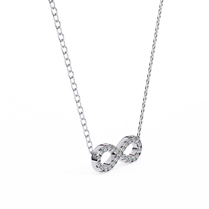 Elysia Crest True Infinity Diamond Pendant
