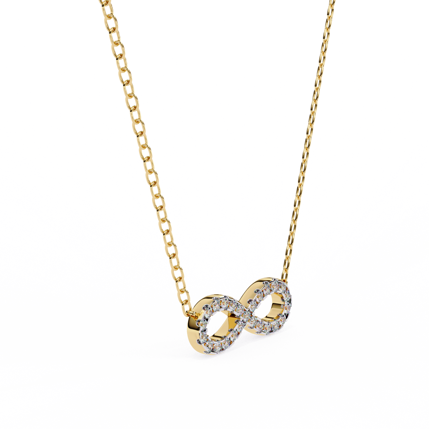Elysia Crest True Infinity Diamond Pendant