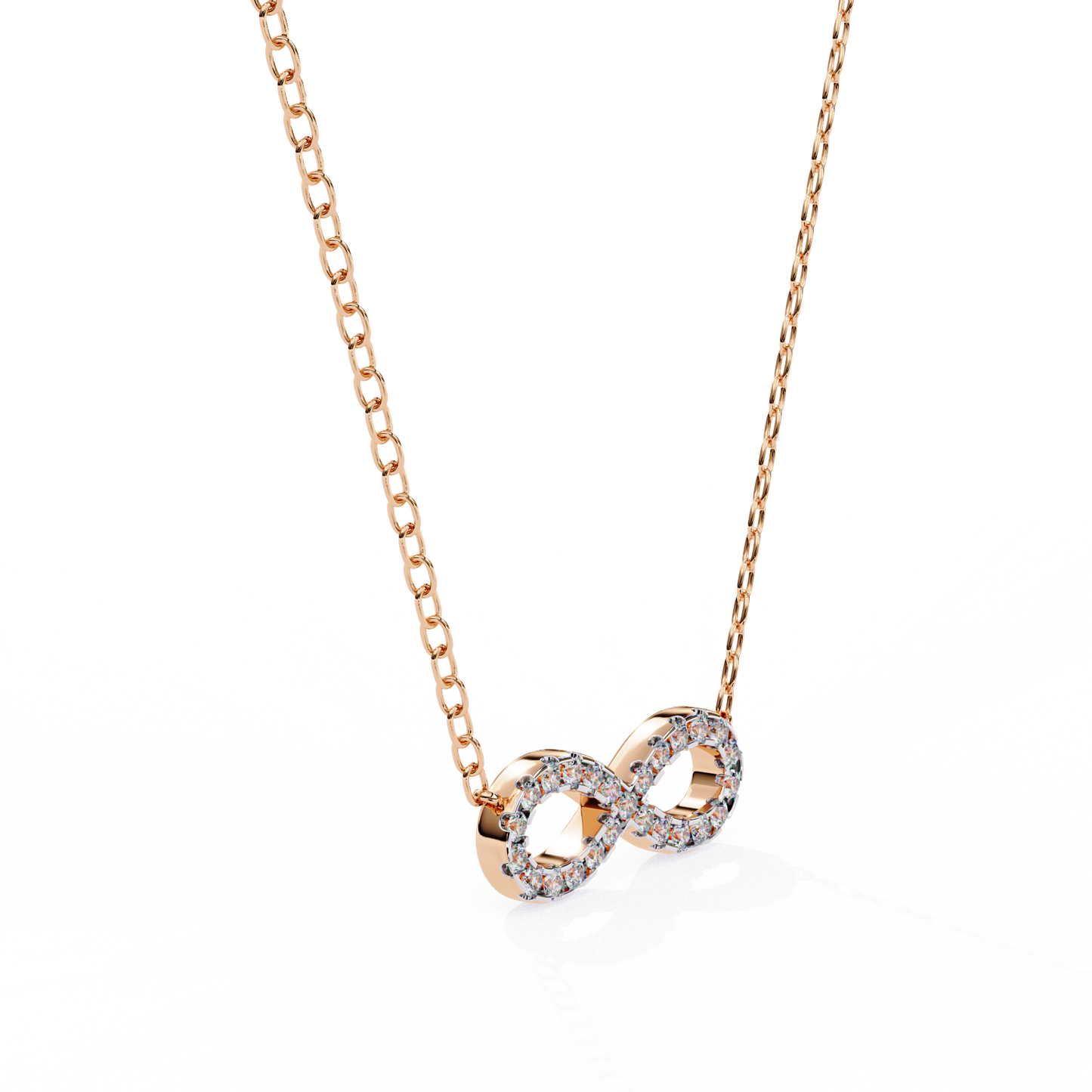 Elysia Crest True Infinity Diamond Pendant