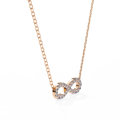 Elysia Crest True Infinity Diamond Pendant
