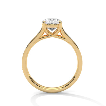 Enigma Glow Oval Solitaire Ring