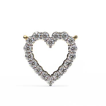 Valentina Whisper Heart Shape Diamond Pendant