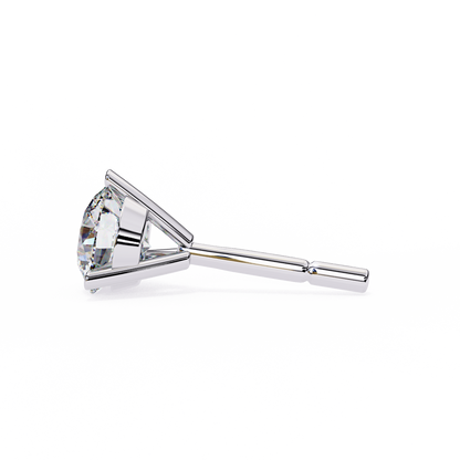 Orbitara Round Cut Solitaire Studs