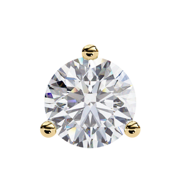 Orbitara Round Cut Solitaire Studs