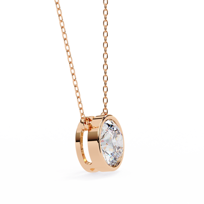 Viennette Opulenza Round Solitaire Pendant