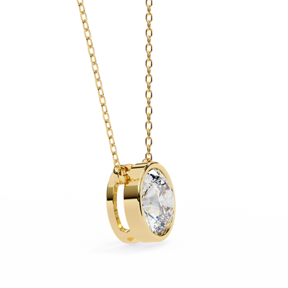 Viennette Opulenza Round Solitaire Pendant