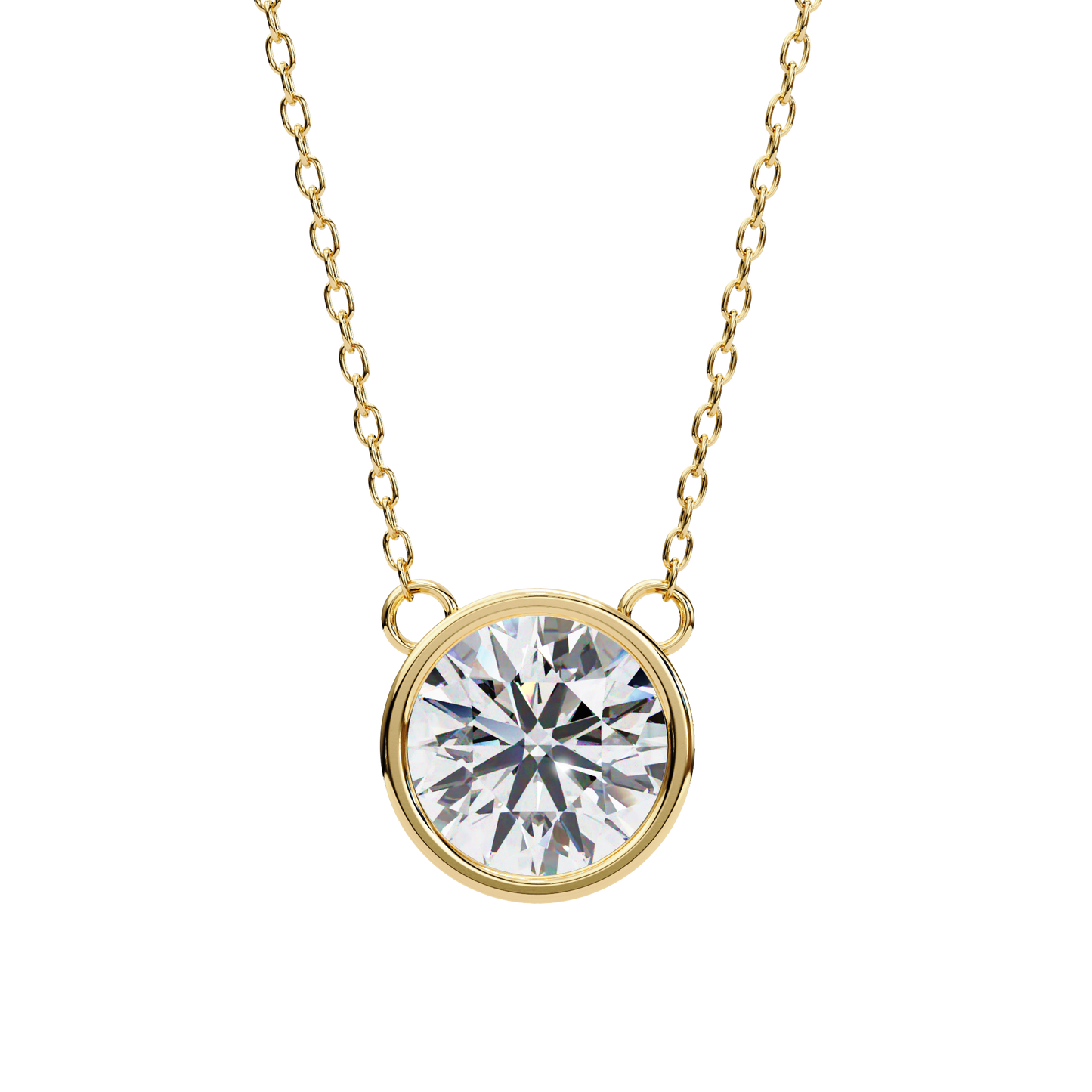 Viennette Opulenza Round Solitaire Pendant